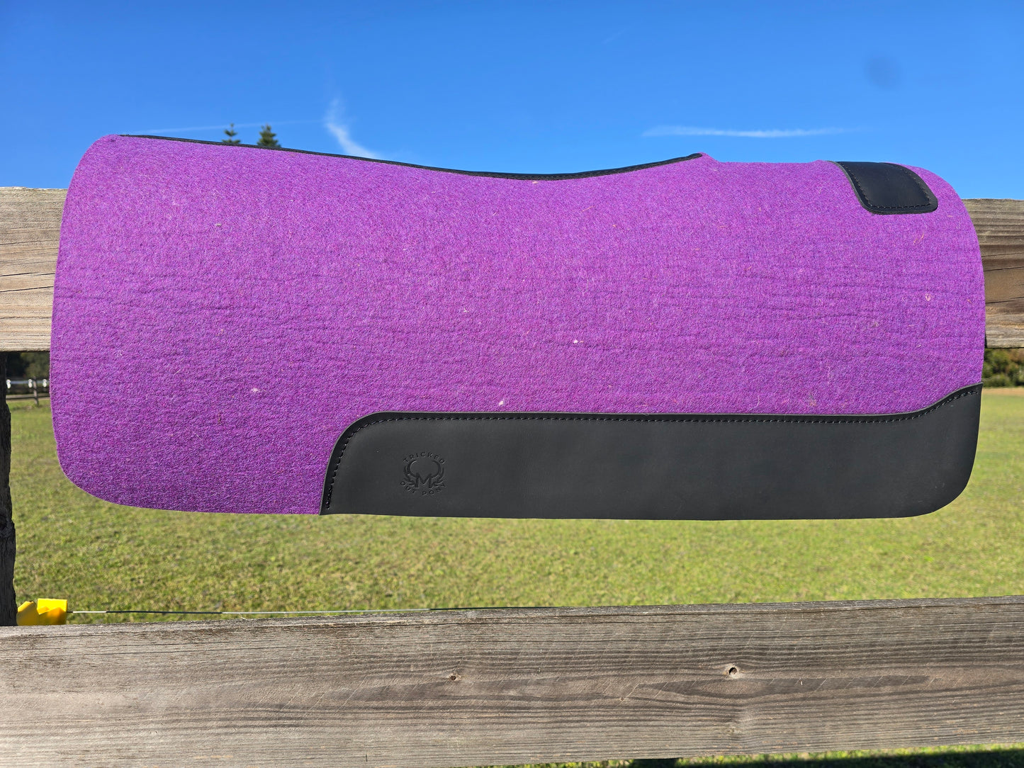 PURPLE SADDLE PAD