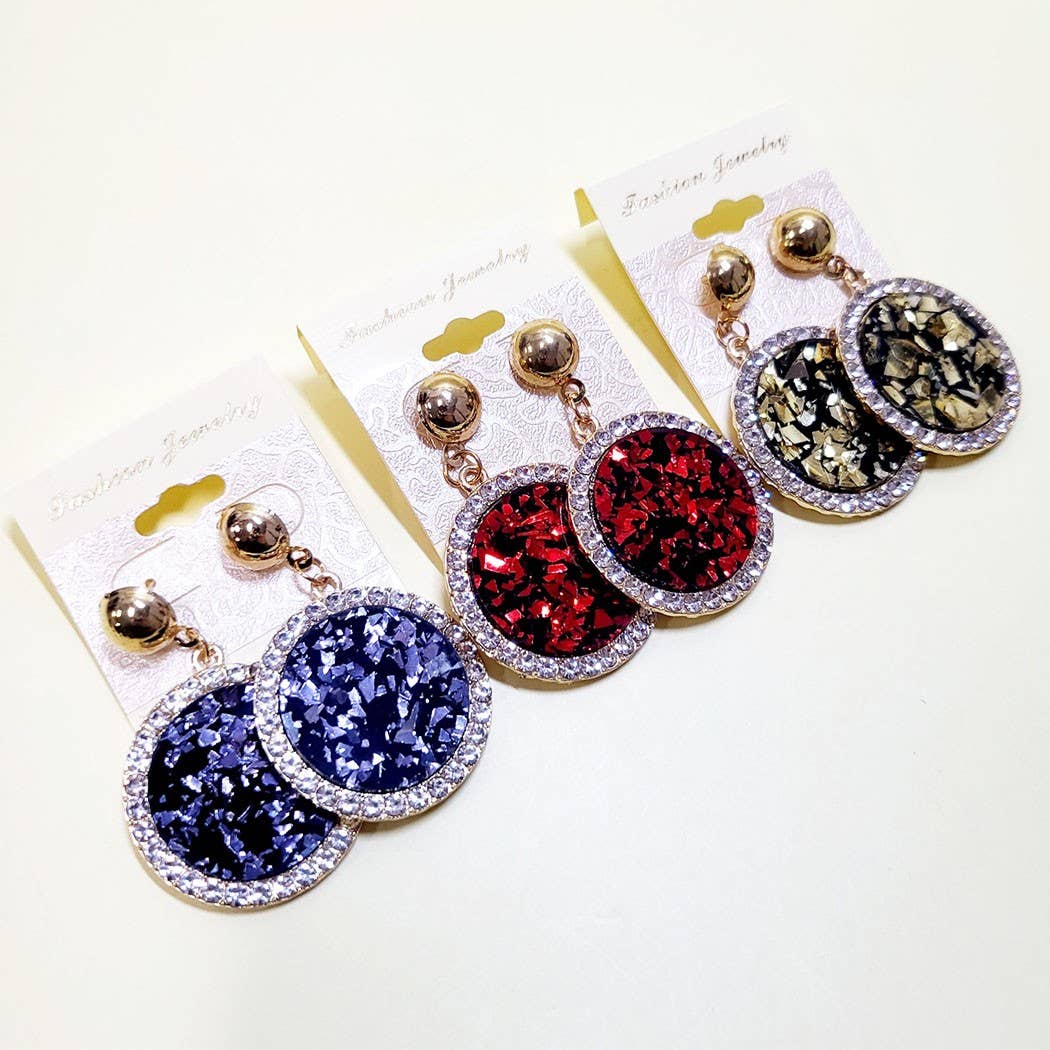 Rhinestone Dangle Earrings