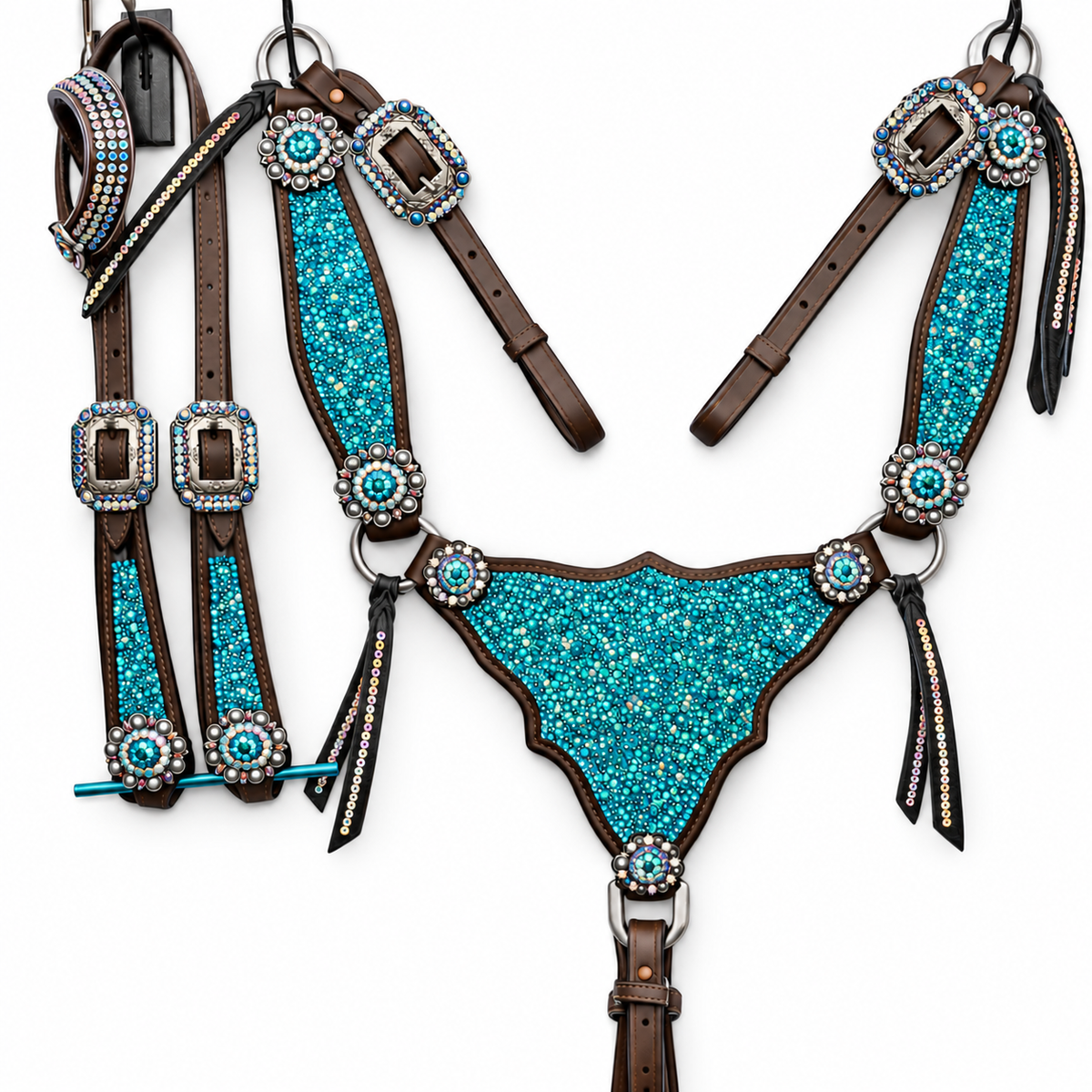 Teal Bling Set