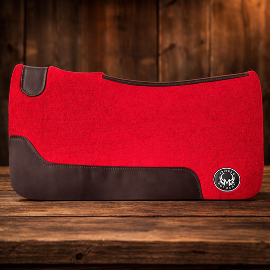 Red Saddle Pad