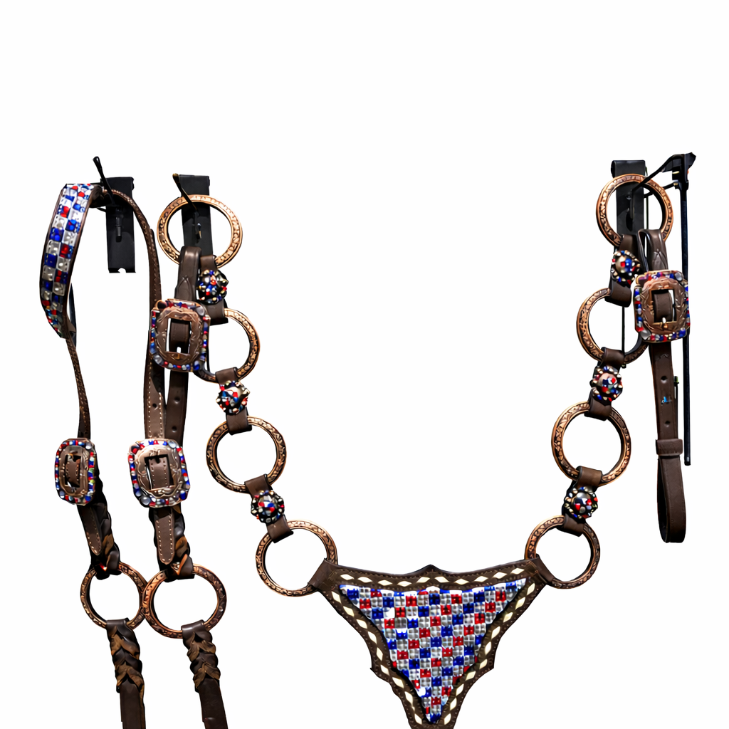 Red White and Blue Bling set