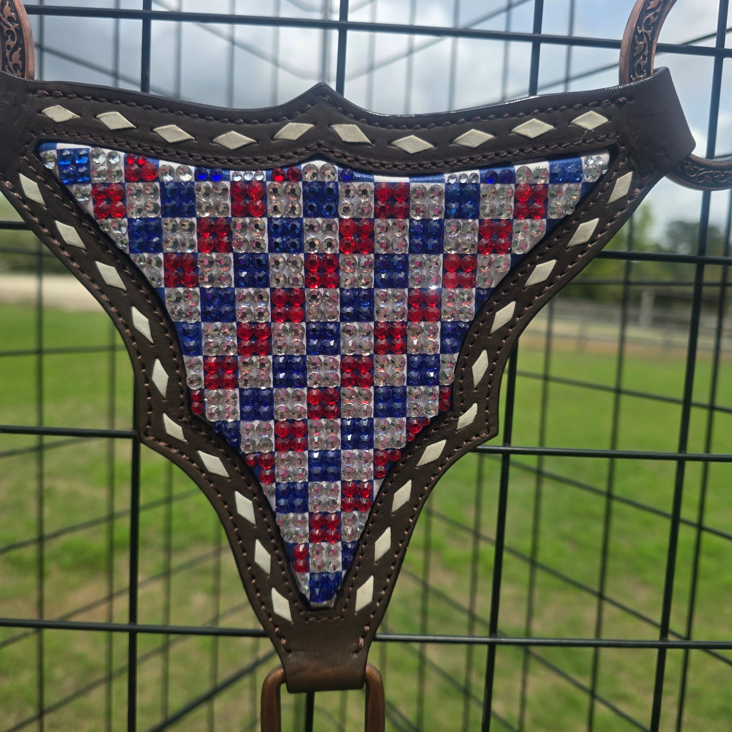 Red White and Blue Bling set