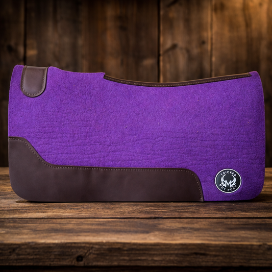PURPLE SADDLE PAD