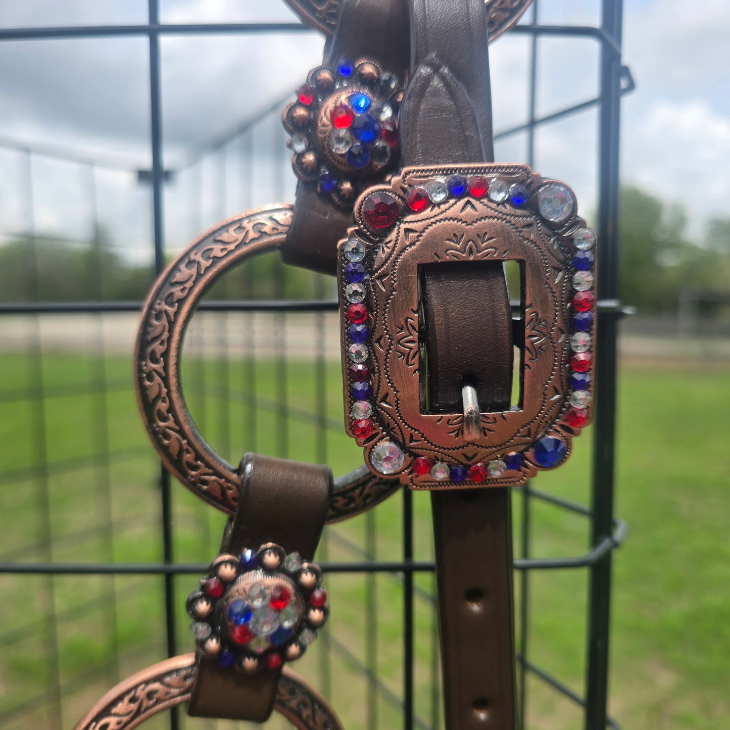 Red White and Blue Bling set